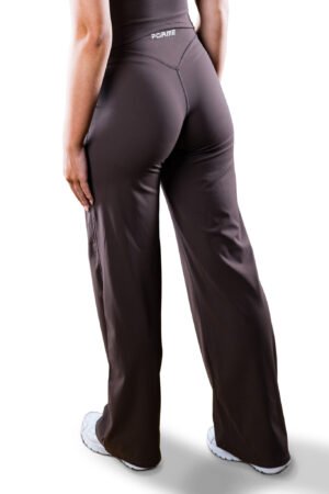 STUDIO Wide Leg Trousers - Brown