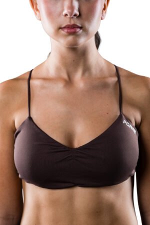 CORE Cross Strap Bra - Brown