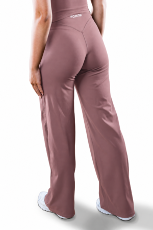 STUDIO Wide Leg Trousers - Mauve